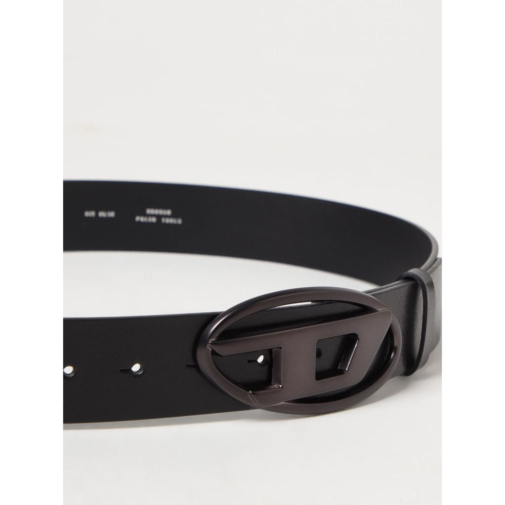 Black Leather Regular Belt
