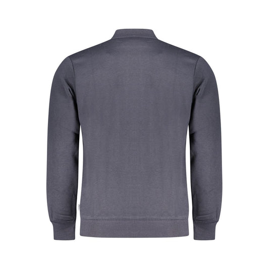 Blue Cotton Men's Sweatshirt