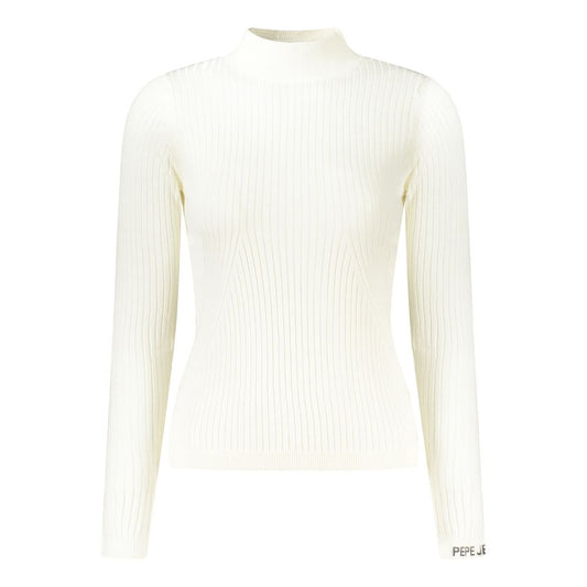 White Cotton Women Sweater