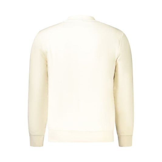 Beige Cotton Men Sweater