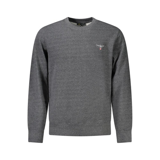 Gray Cotton Men Sweater