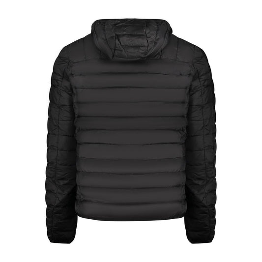 Black Polyester Men's Jacket