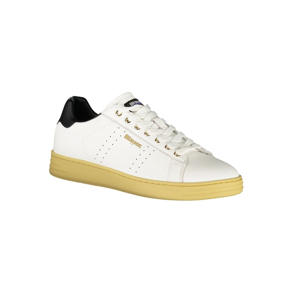 White Leather Men Sneaker