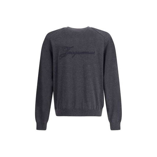 Gray Merino Wool Sweatshirt