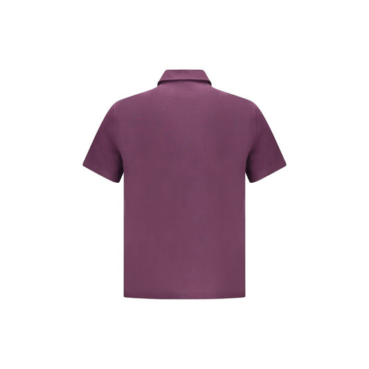 Purple Cotton Polo Shirt