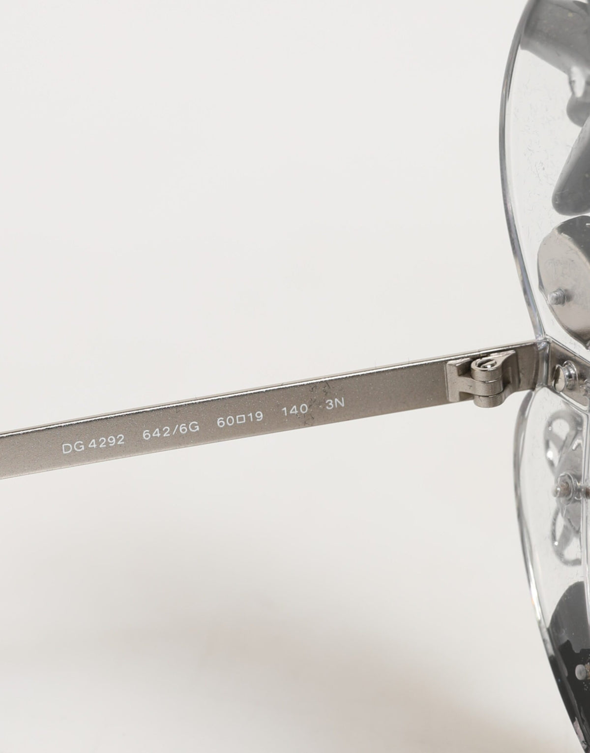 Transparent DG4292 Round Crystal Flowers Sunglasses
