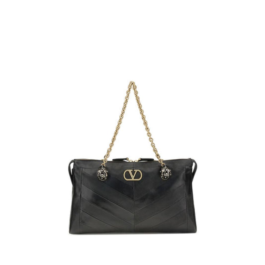 Black Calf Leather Bos Taurus Shoulder Bag