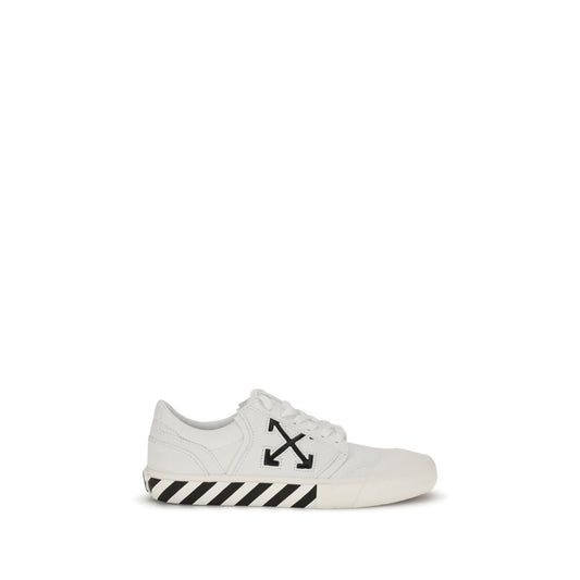 White Calf Leather Bos Taurus Low Top Sneakers