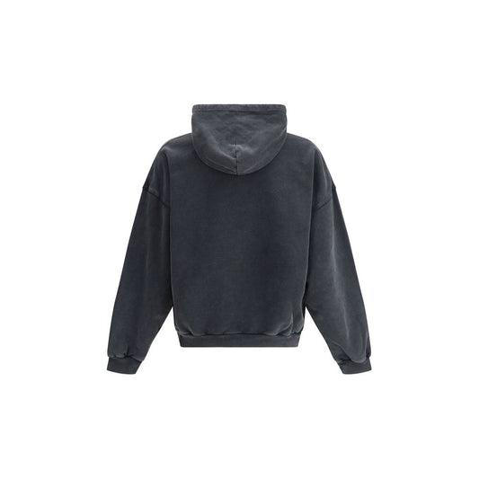 Black Cotton Sweatshirt
