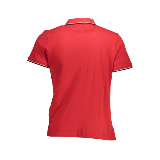 Red Cotton Polo Shirt