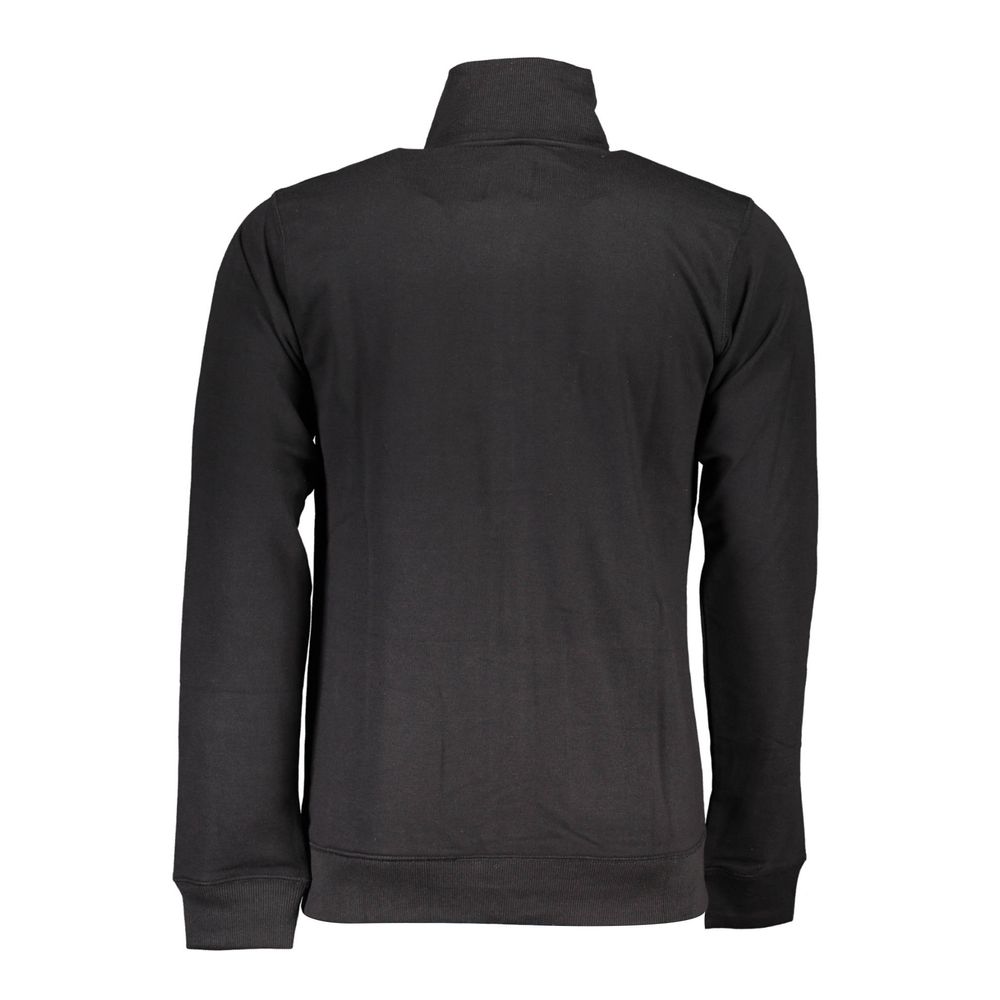 Black Cotton Men's Sweatshirt