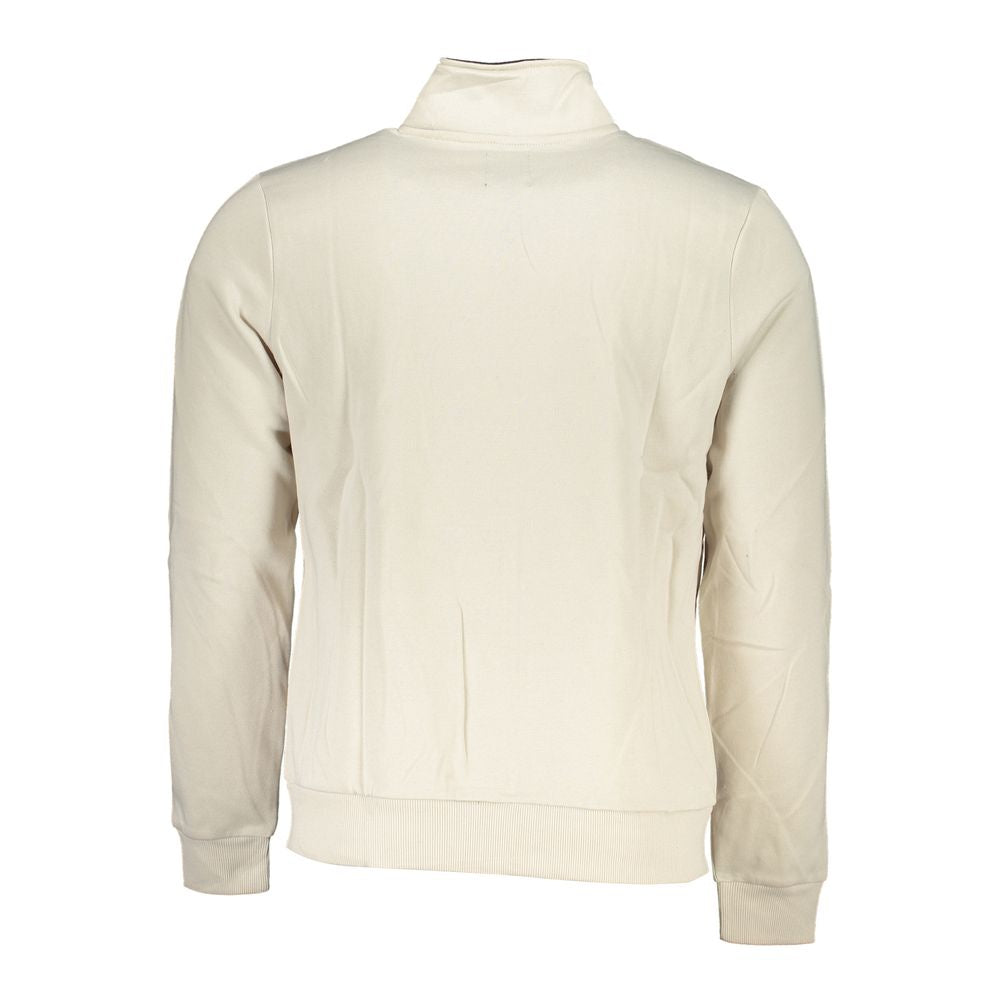 White Polyester Men's Sweatshirt