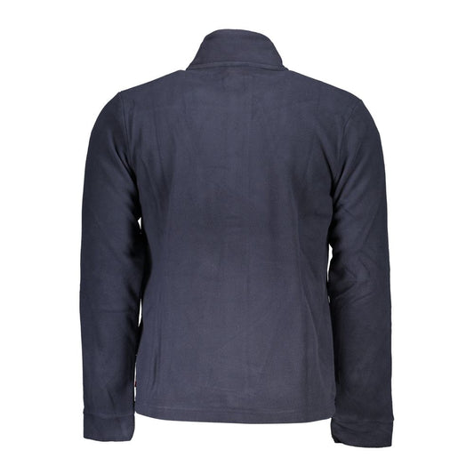 Blue Polyester Men's Sweatshirt