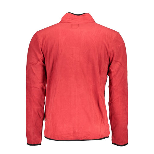 Red Polyester Sweatshirt