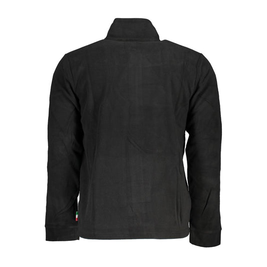 Black Polyester Men's Sweatshirt