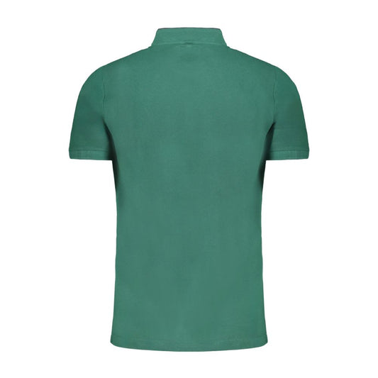 Green Cotton Polo Shirt