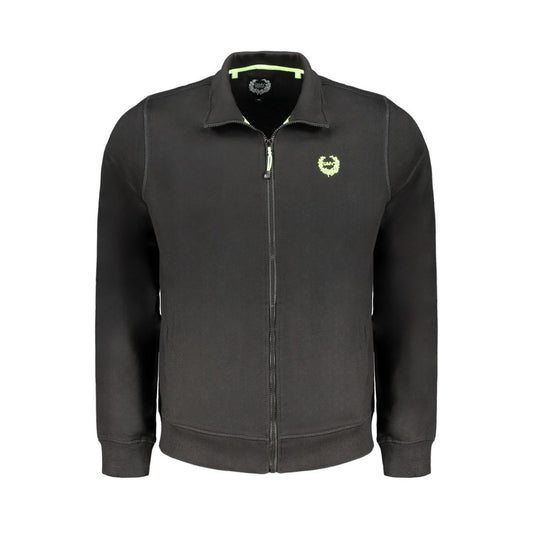 Black Cotton Sweatshirt