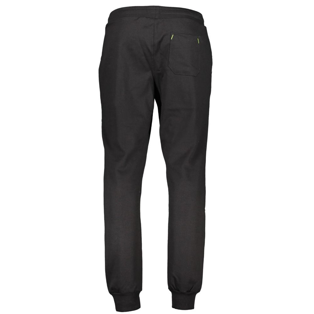 Black Cotton Men's Track Pant