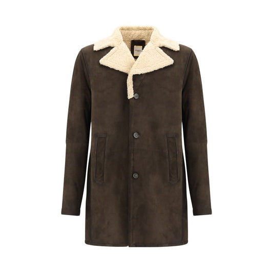 Brown Leather Coat