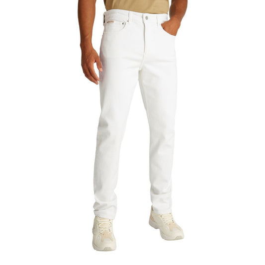 White Cotton Skinny Jeans