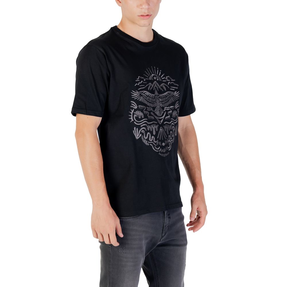 Black Cotton T-Shirt