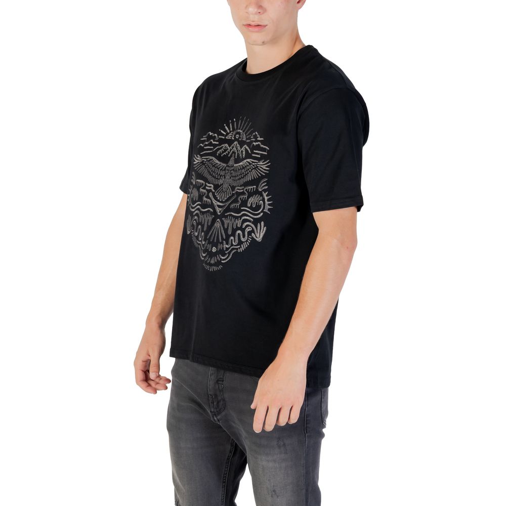 Black Cotton T-Shirt