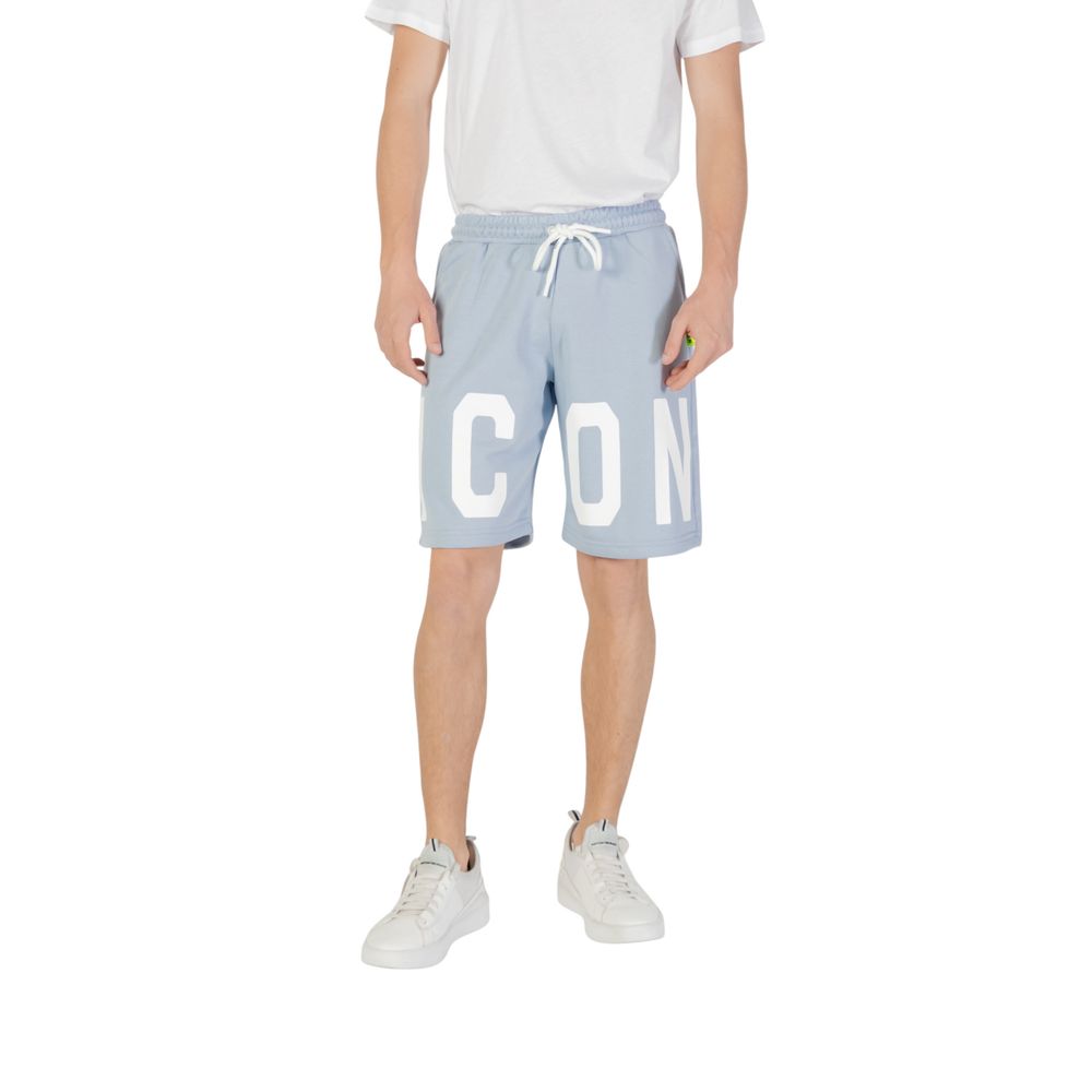 Blue Cotton Bermuda