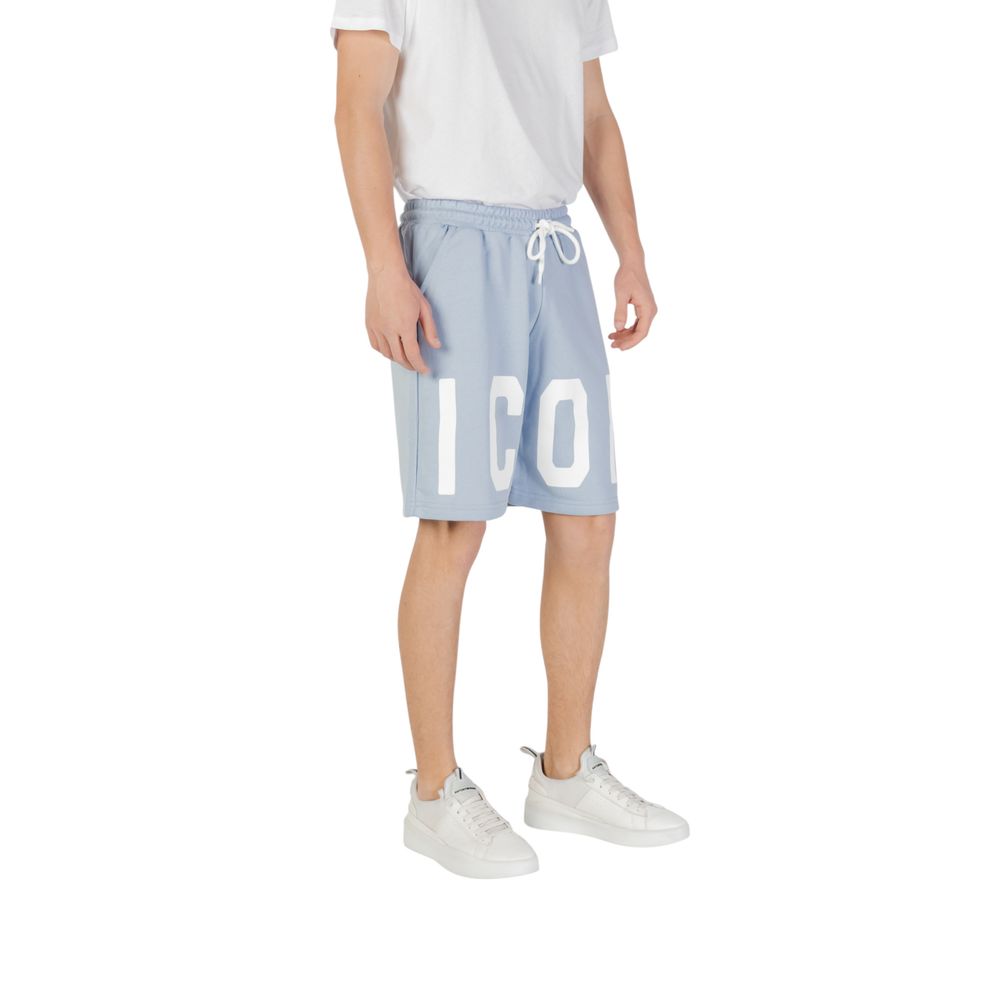 Blue Cotton Bermuda