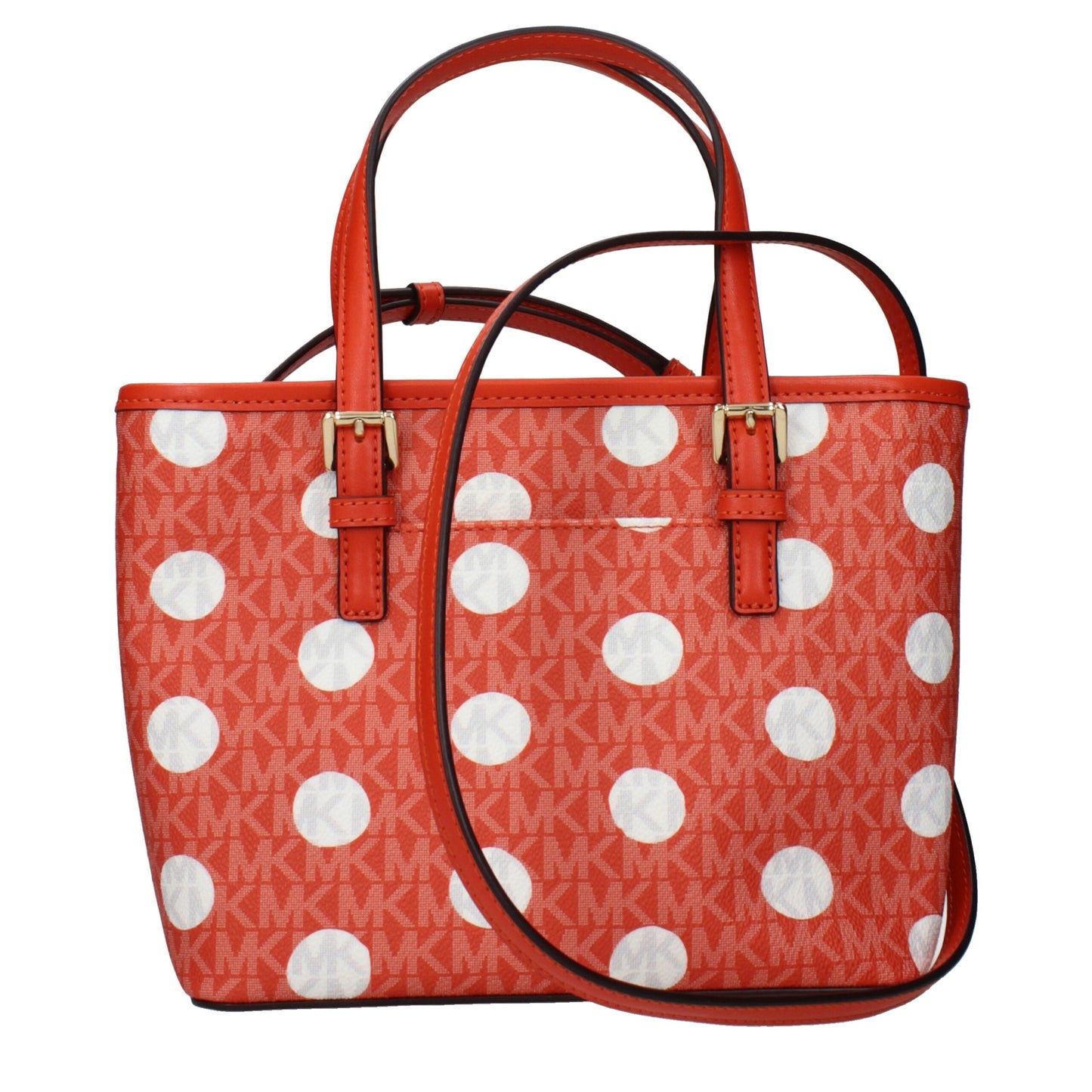 Orange Fabric Handbag