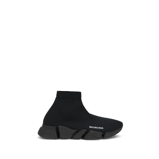 Black Rubber Athletic Sneakers
