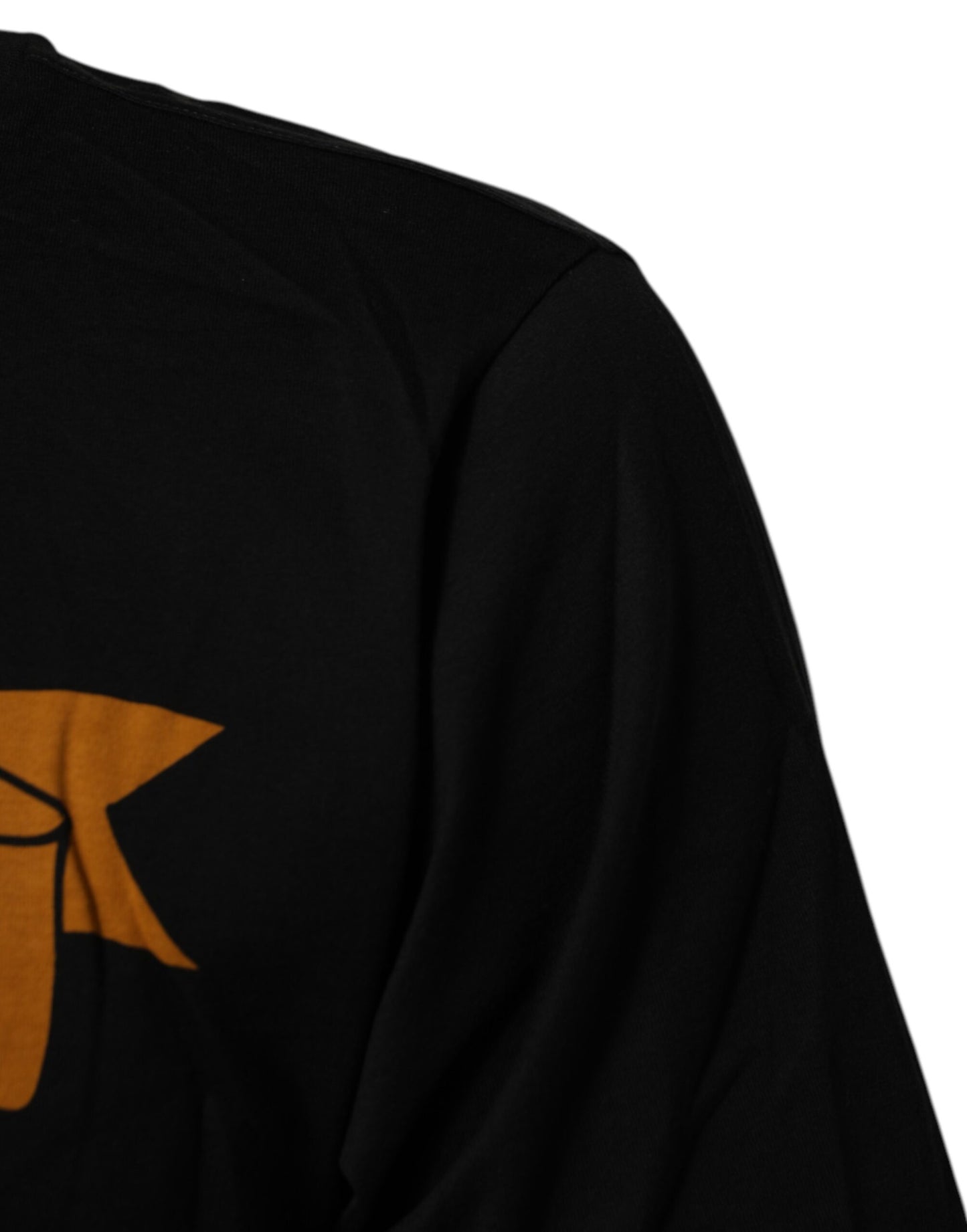Black DG Royals Cotton Crew Neck Men T-shirt