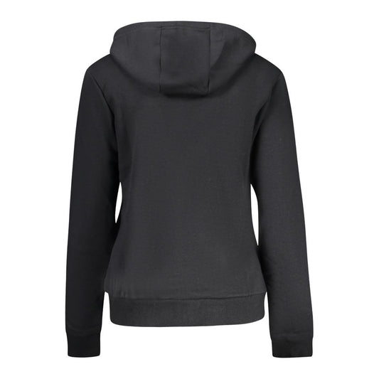 Black Cotton Women's Hoodie