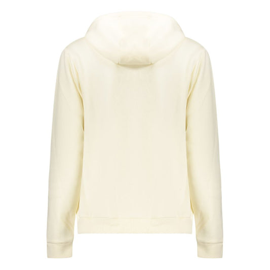 White Cotton Women's Hoodie Sweatshirt
