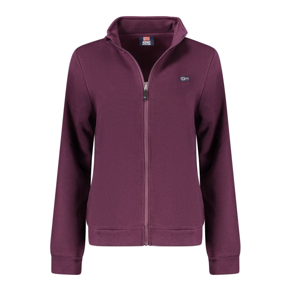 Purple Cotton Sweatshirt