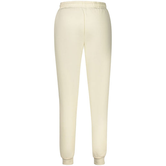 White Cotton Women's Sweatpant