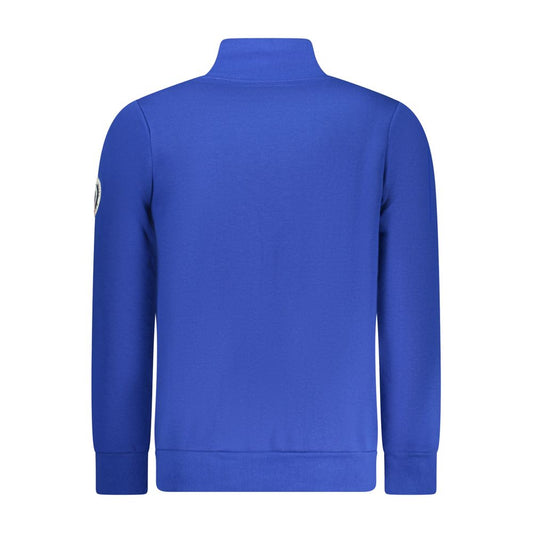 Blue Cotton Men's Sweatshirt