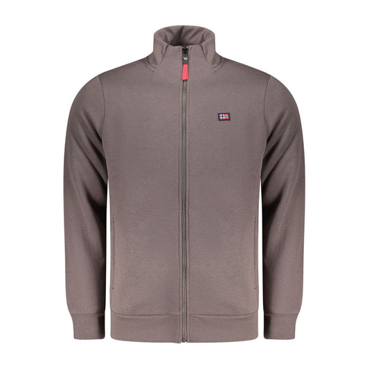 Brown Cotton Sweatshirt