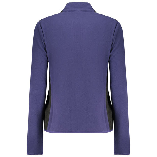 Blue Polyester Women Sweatshirt