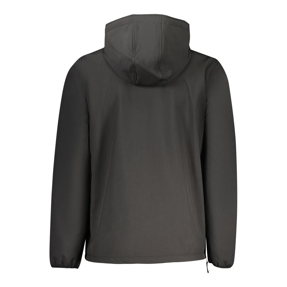 Black Polyester Men's Jacket