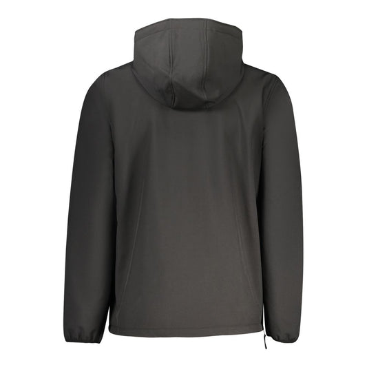Black Polyester Men's Jacket