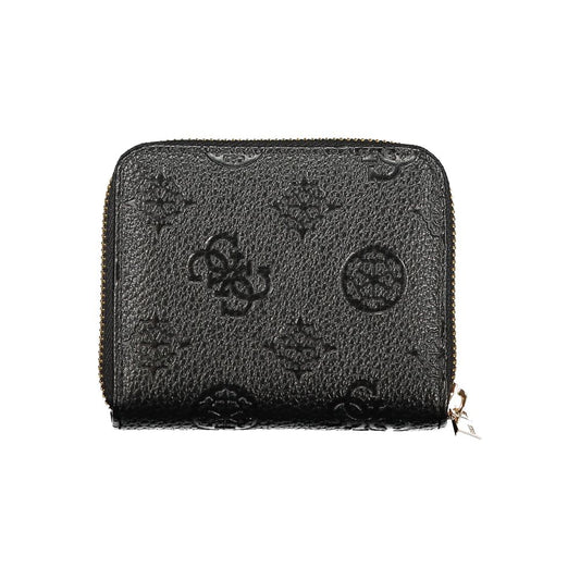 Nero Poliuretano Women Wallet