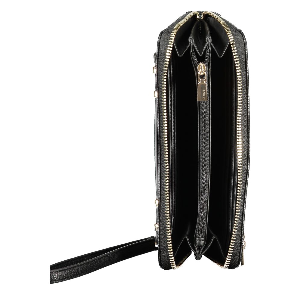 Nero Poliuretano Women Wallet