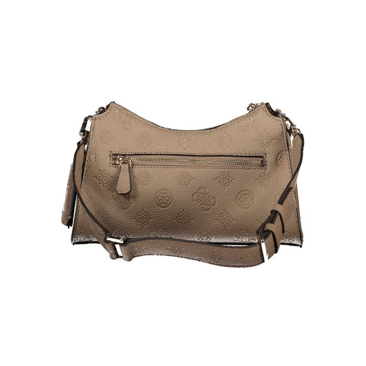 Beige Polyethylene Handbag