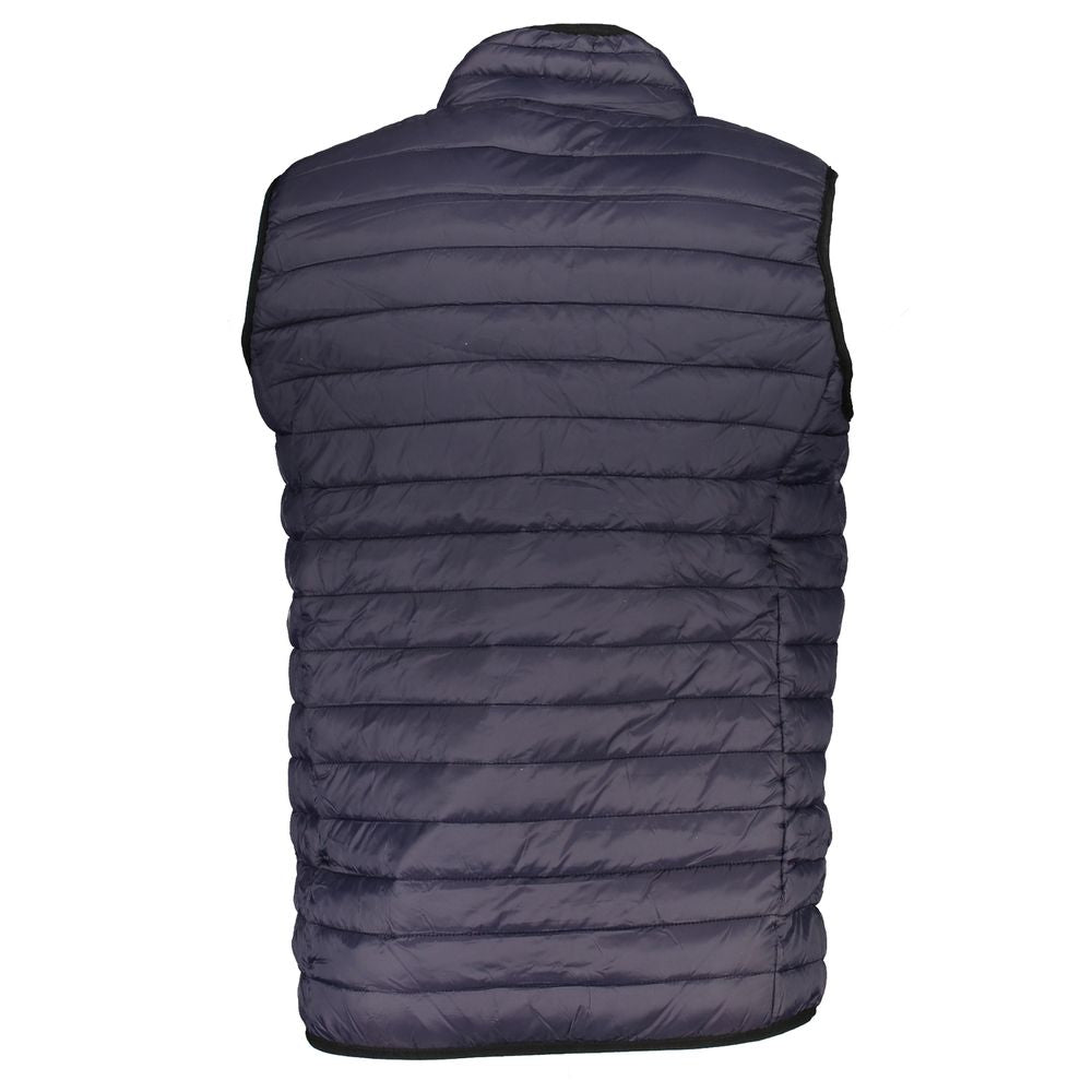 Blu Poliammide Men's Gilet