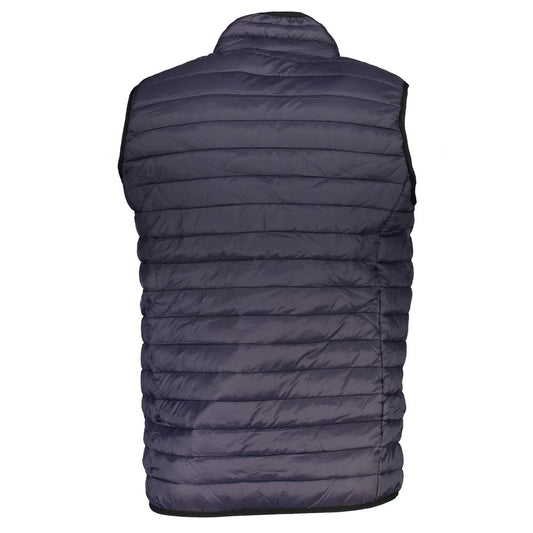 Blu Poliammide Men's Gilet