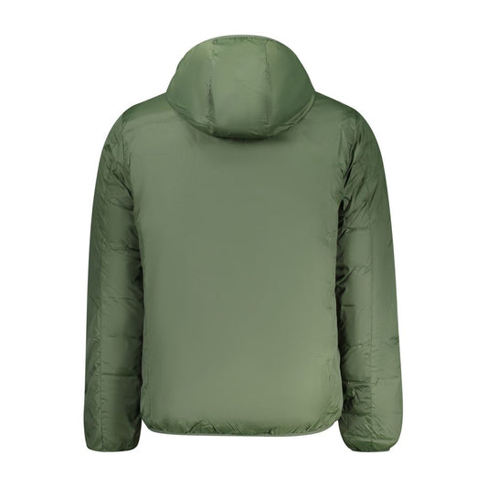 Verde Poliestere Uomo Giacca