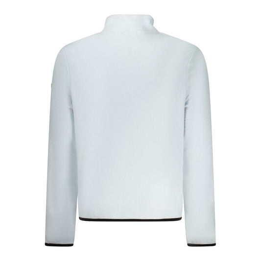 Blue Polyester Men Sweatshirt