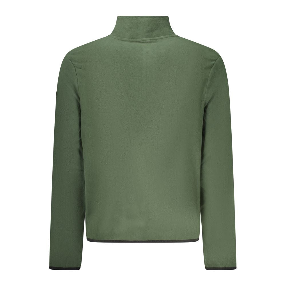 Green Polyester Men Sweater