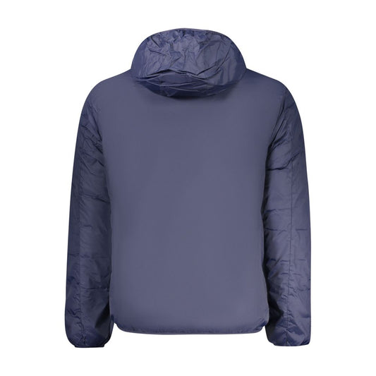 Blu Poliestere Uomo Giubbotto