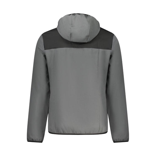 Grigio Polyester Men's Jacket